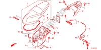ZITTING/BAGAGEBOX voor Honda VISION 110 2011
