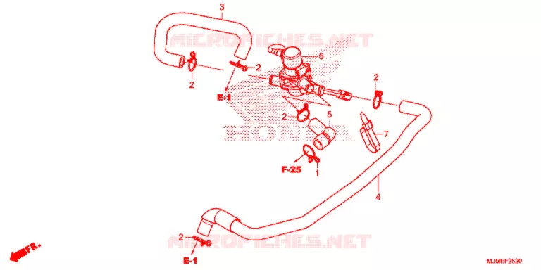 LUCHT INJECTIE BEDIENING KLEP Honda MOTO 800 CROSSRUNNER 2016  VFR800XF