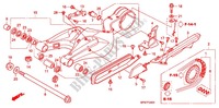 ZWAAI ARM/KETTINGKAST voor Honda CB 1000 R 2010