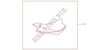 SEAT ASS*PRD/PBK* voor Honda CB 1000 R ABS 2010
