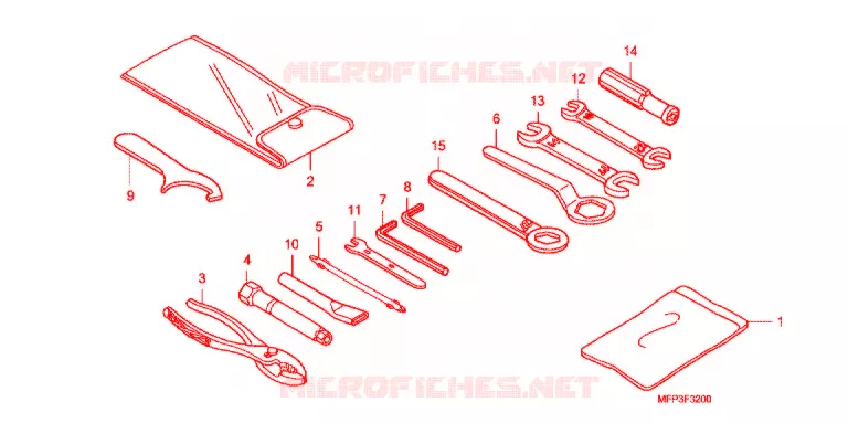 GEREEDSCHAP/ACCUVAK Honda MOTO 1300 CB 2009  CB1300SA9