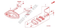 ACHTERLICHT(2) voor Honda CBF 1000 F ABS 98HP 2011