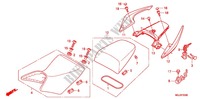 ENKELE ZITTING(2) voor Honda CBF 1000 F ABS 98HP 2011