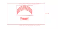 KIT WIEL STICKERS voor Honda CBR 600 RR 2008