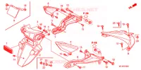 ACHTER STROOMLIJNKAP voor Honda CBR 600 RR 2009