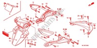 ACHTER STROOMLIJNKAP voor Honda CBR 600 RR 2009