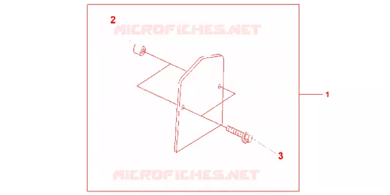 BACKREST PLATE Honda MOTO 750 VT 2011  VT750SB