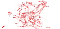 FRAME CHASSIS voor Honda 125 VARADERO 2010