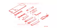 GEREEDSCHAP/ACCUVAK voor Honda 125 VARADERO 2010