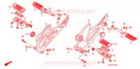 OPSTAP/KICKARM/ WISSEL PEDAAL voor Honda 125 VARADERO 2010