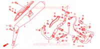 UITLAATDEMPER(2) voor Honda 125 VARADERO 2010