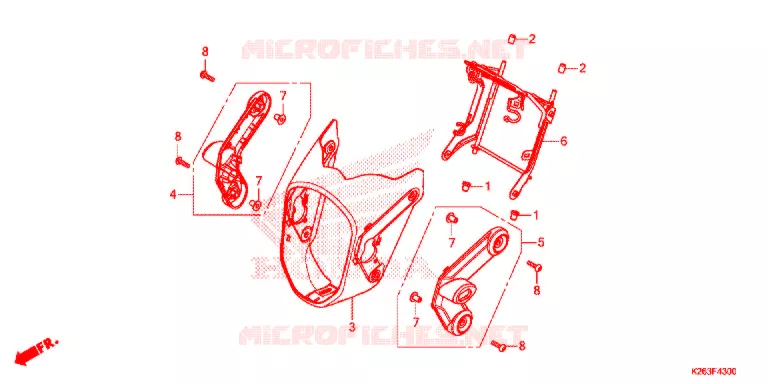 KOPLAMP Honda MOTO 125 MSX 2013  MSX125D