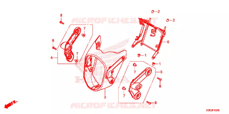 KOPLAMP Honda MOTO 125 MSX 2013  MSX125D