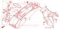 ACHTER STROOMLIJNKAP voor Honda XL 1000 VARADERO 2003