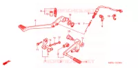 HOOFD STANDAARD/REMPEDAAL voor Honda XL 1000 VARADERO 2003