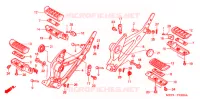 OPSTAP/KICKARM/ WISSEL PEDAAL voor Honda XL 1000 VARADERO 2003