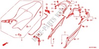 ZITTING/ACHTER KAP voor Honda CROSSRUNNER 800 GREY 2012