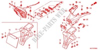 ACHTERLICHT(2) voor Honda CROSSRUNNER 800 GRISE 2012