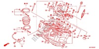 CILINDERKOP AFDEKKING (ACHTER) voor Honda CROSSRUNNER 800 GREY 2012