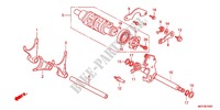 SCHAKELING TROMMEL/OVERSCHAKELVORK voor Honda CROSSRUNNER 800 GREY 2012