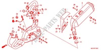 UITLAATDEMPER(2) voor Honda CROSSRUNNER 800 2012