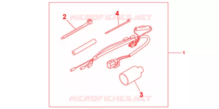 GRIP HEATER ATT Honda MOTO 800 CROSSRUNNER 2012  VFR800XC