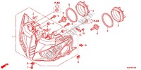 KOPLAMP voor Honda CBR 1000 RR ABS RED 2012