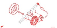LINKS KRUKAS AFDEKKING/ GENERATOR(2) voor Honda CBR 1000 RR ABS RED 2012