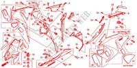 MIDDENKAP voor Honda CBR 1000 RR ABS RED 2012