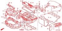VOOR AFDEKKING/LUCHTFILTER voor Honda CBR 1000 RR ABS RED 2012