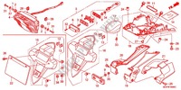 ACHTERLICHT(2) voor Honda CBR 1000 RR FIREBLADE NERO 2014