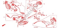 KNIPPERLICHT (CBR1000RR9,A,B/RA9,A,B) voor Honda CBR 1000 RR FIREBLADE ABS 2009
