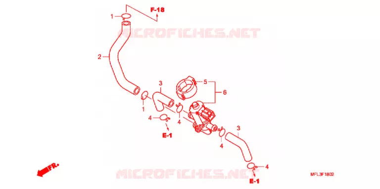 GAS RECYCLINGSYSTEEM Honda MOTO 1000 CBR 2009  CBR1000RA9