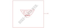 EPSO STICKER FIREBLADE WS voor Honda CBR 1000 RR ABS REPSOL 2009
