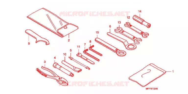 GEREEDSCHAP/ACCUVAK Honda MOTO 1300 CB 2008  CB1300SA8
