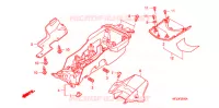 ACHTERSPATBORD  voor Honda CBR 1000 RR FIREBLADE 2009