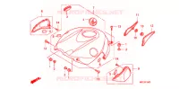 BOVENSTE BESCHUTTING voor Honda CBR 1000 RR FIREBLADE 2009