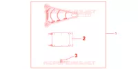 MAGNETISCHE TANKTAS (3 LITER) voor Honda CBR 1000 RR FIREBLADE 2009
