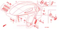 VOORSPATBORD voor Honda CBR 1000 RR FIREBLADE 2009