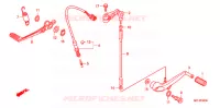 HOOFD STANDAARD/REMPEDAAL voor Honda CBR 1000 RR FIREBLADE 2009