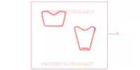 KIT WIEL STICKERS voor Honda CBR 1000 RR FIREBLADE 2009