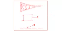 MAGNETISCHE TANKTAS (3 LITER) voor Honda CBR 1000 RR FIREBLADE 2009