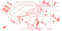 VOORSPATBORD voor Honda CBR 1000 RR FIREBLADE 2009