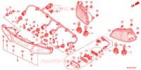 ACHTER COMBINATIE LICHT voor Honda GL 1800 GOLD WING ABS NAVI AIRBAG 2014