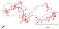KNIPPERLICHT(2) voor Honda VT 1300 FURY ABS 2011