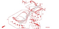 ENKELE ZITTING(2) voor Honda VT 1300 C FURY ABS 2011