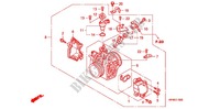 GAS HUIS voor Honda FOURTRAX 420 RANCHER 4X4 Manual Shift RED 2010