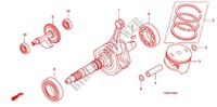 KRUKAS/ZUIGER voor Honda FOURTRAX 420 RANCHER 4X4 Manual Shift RED 2010