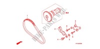 NOK KETTING/SPANNER voor Honda FOURTRAX 420 RANCHER 4X4 Manual Shift RED 2010