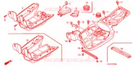 VLOER OPSTAP voor Honda ZOOMER 50 2004